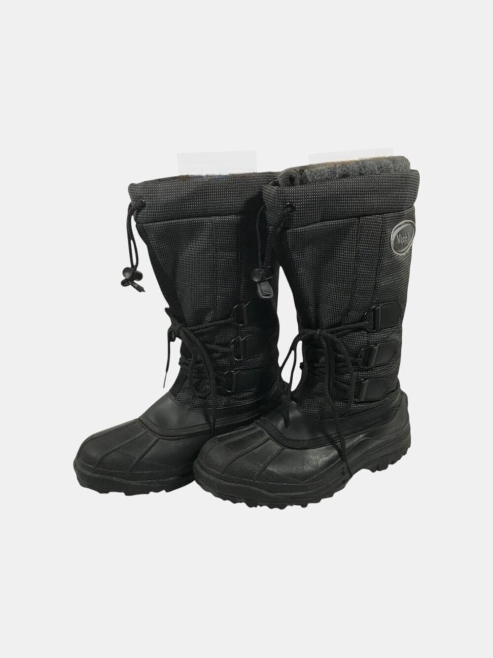 Maple Leaf Canada Black Insulated Winter‎ Snow Boots Mens US 7G UK 6.5 EU 40